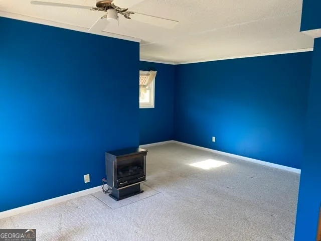 a view of a balcony with wooden floor