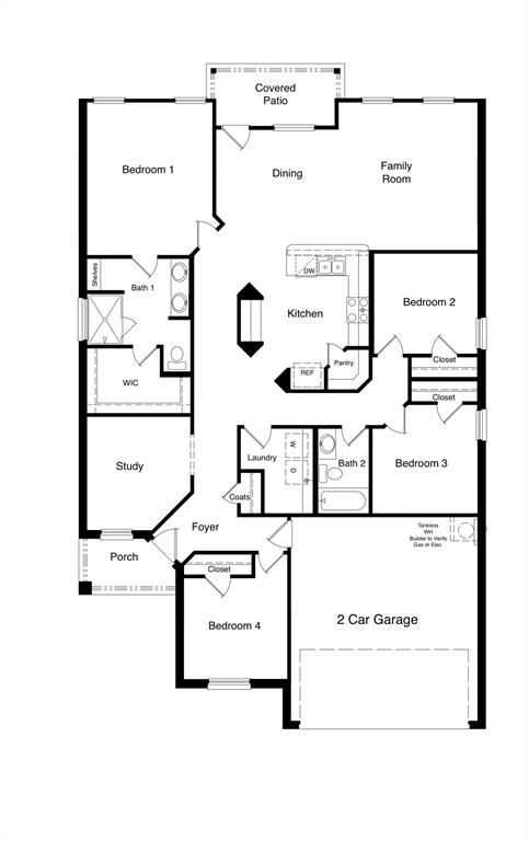 9721 Cherryville Road Fort Worth, TX 76108 - Photo 23 of 23 Floor Plan