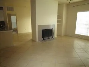 a view of small space with racks on the wall