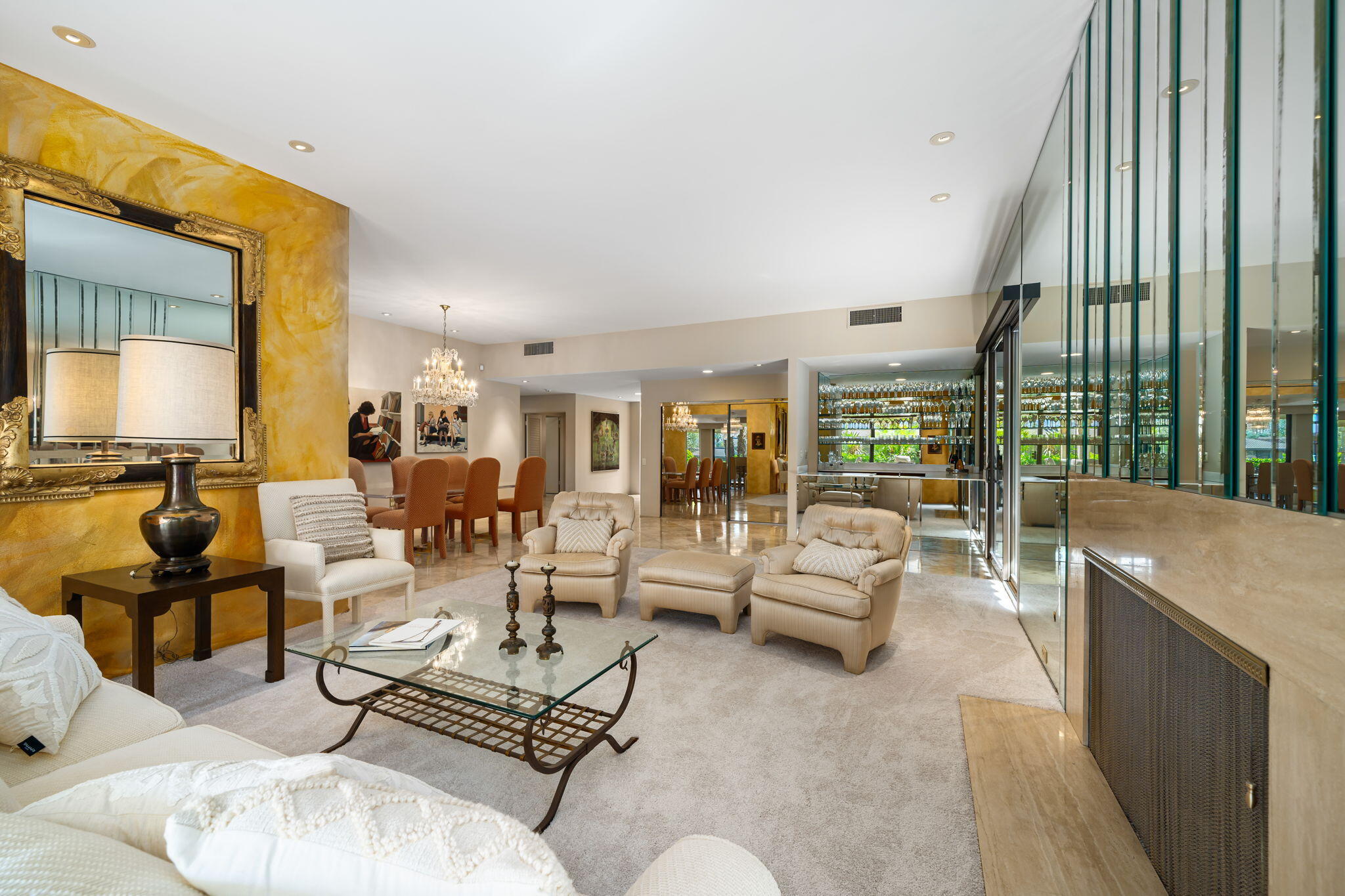 14 Reed Court Rancho Mirage, CA 92270 - Photo 4 of 36 Living Room View from Patio