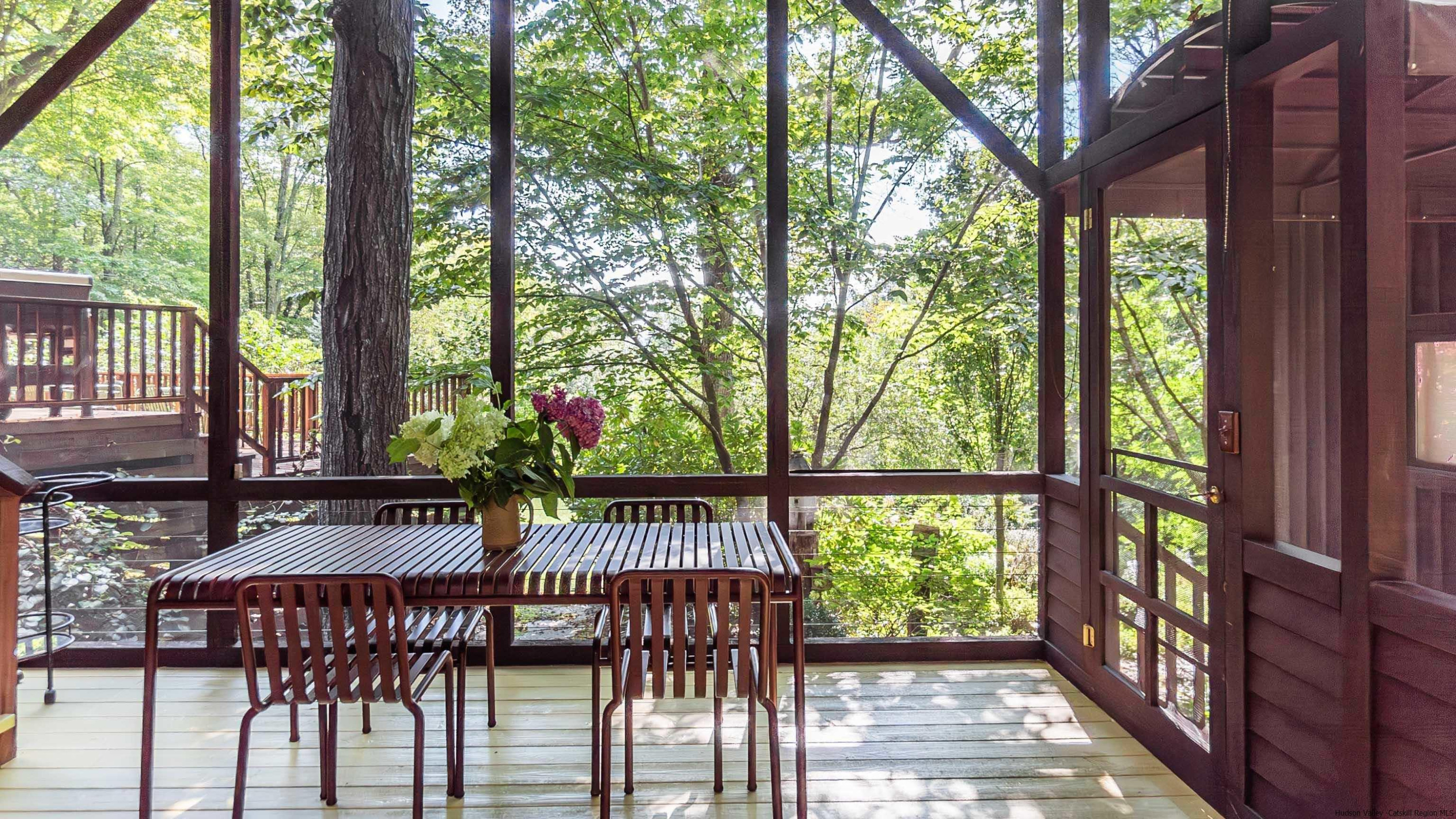 310 Jims Road Mount Tremper, NY 12457 - Photo 27 of 35 a view of porch with a bench