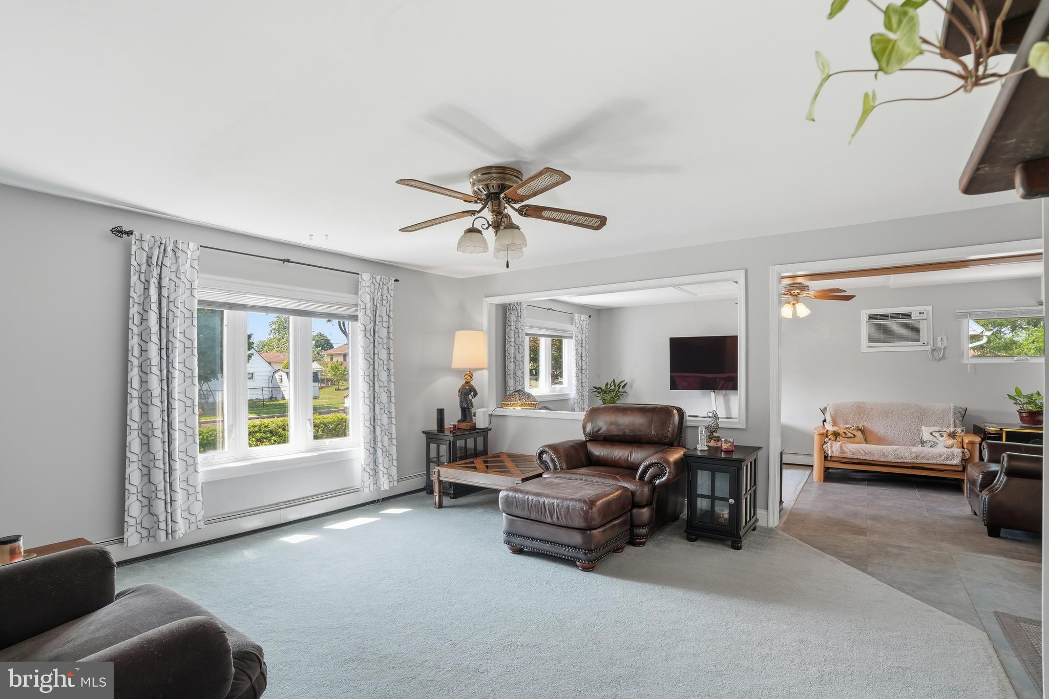 9 Violet Road Levittown, PA 19057 - Photo 5 of 47 Living room with Bay Window