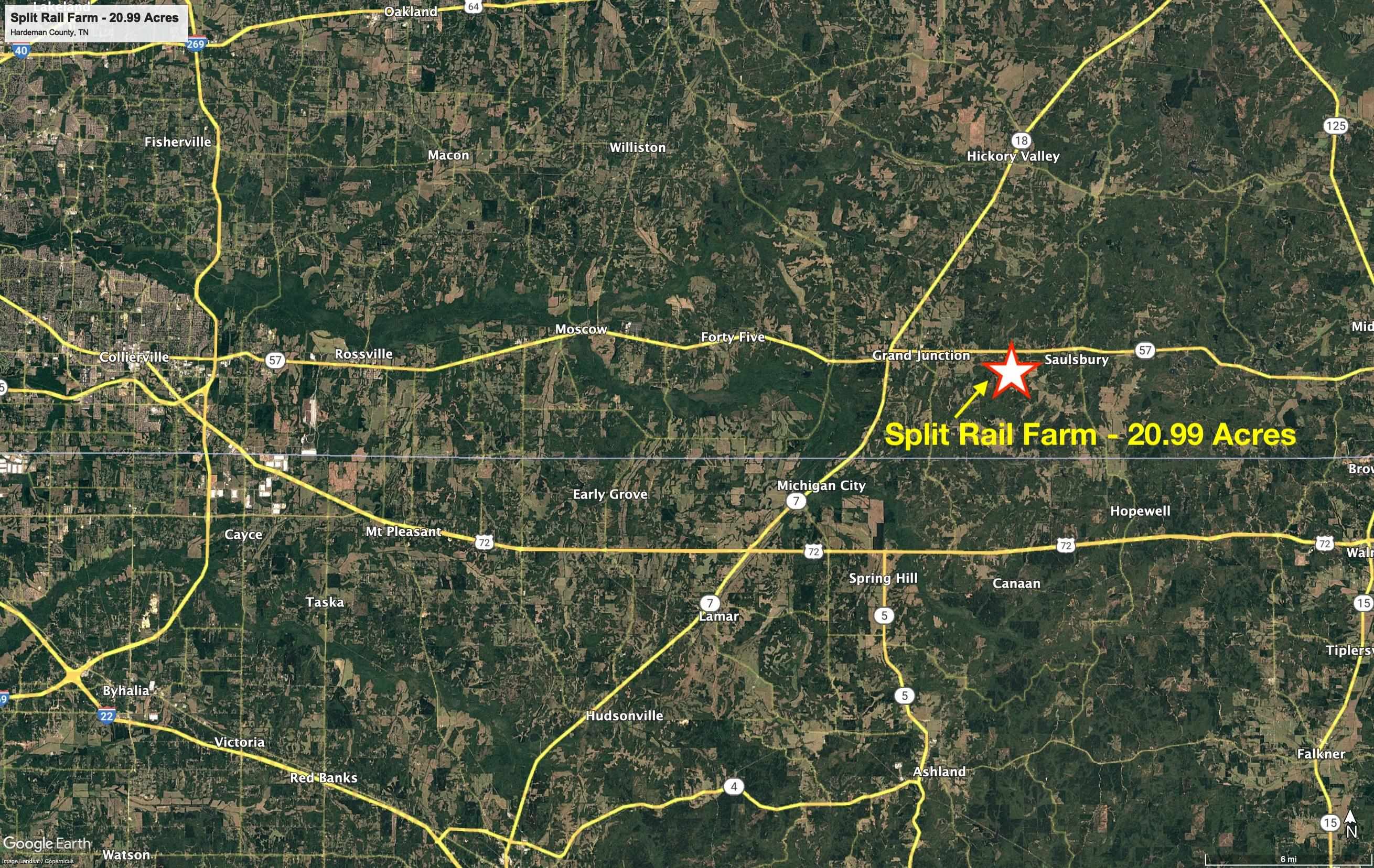 621 Smith Road Grand Junction, TN 38039 - Photo 20 of 20 Map of property location