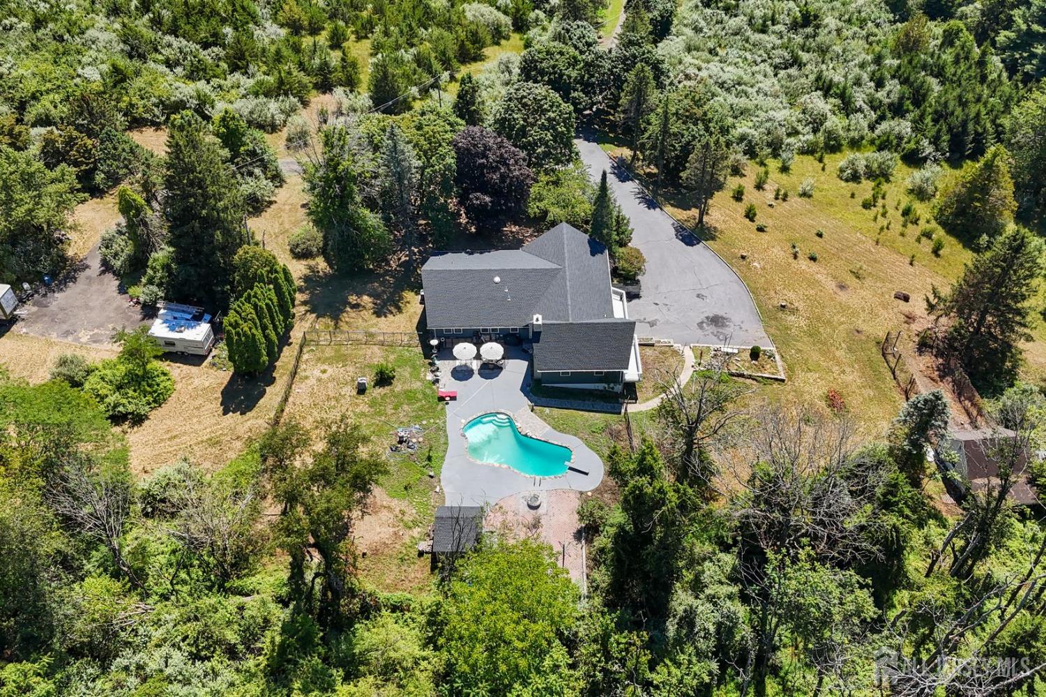 2 Rossi Drive Clinton, NJ 08809 - Photo 51 of 73 an aerial view of residential house with outdoor space and trees all around