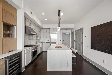 a car parked in front of a room