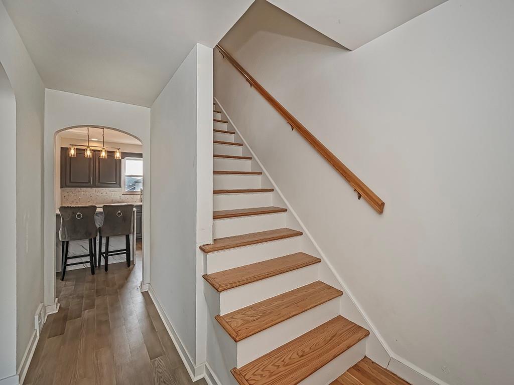 305 Prospect Circle Lower Burrell, PA 15068 - Photo 12 of 29 a view of entryway and hall with wooden floor
