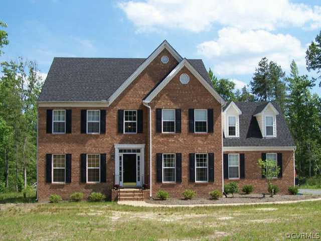 13631 Brandy Oaks Road Chesterfield, VA 23832 - Photo 1 of 1 Exterior Front - Front with brick front and vinyl