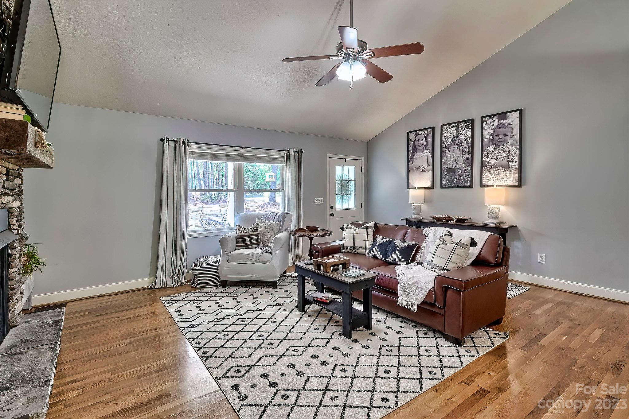 1880 Jones Road Kershaw, SC 29067 - Photo 17 of 33 a living room with furniture and a flat screen tv