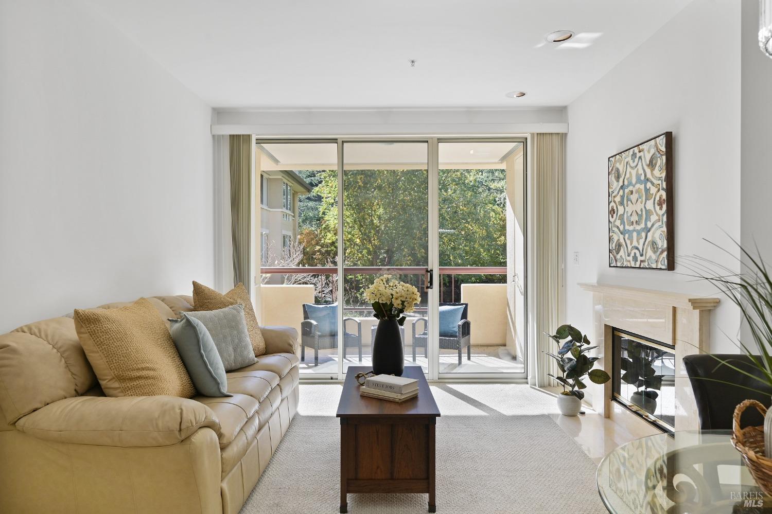 400 Deer Valley Road, Unit 3J San Rafael, CA 94903 - Photo 1 of 1 Sunny and Bright! South facing. Cozy gas fireplace.