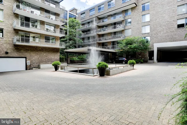 a view of a bike garage