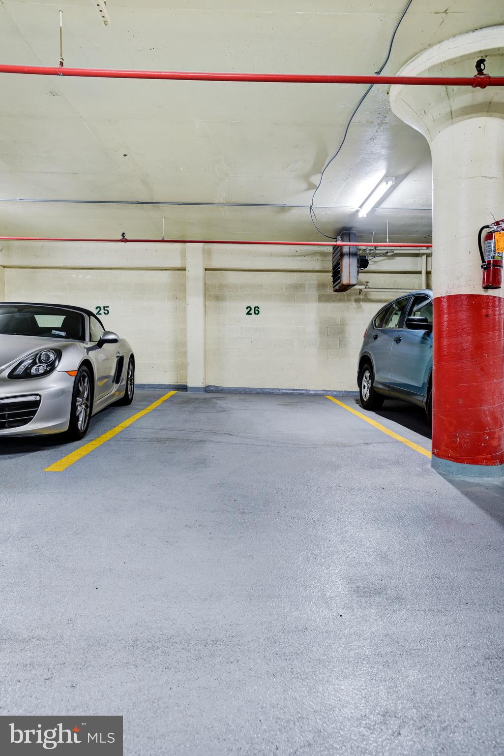 4100 Cathedral Avenue Northwest, Unit 512 Washington, DC 20016 - Photo 70 of 71 a view of parking garage with cars