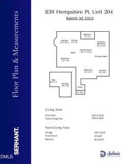 $320,000 | 8311 Hempshire Place, Unit 204, Raleigh, NC 27613