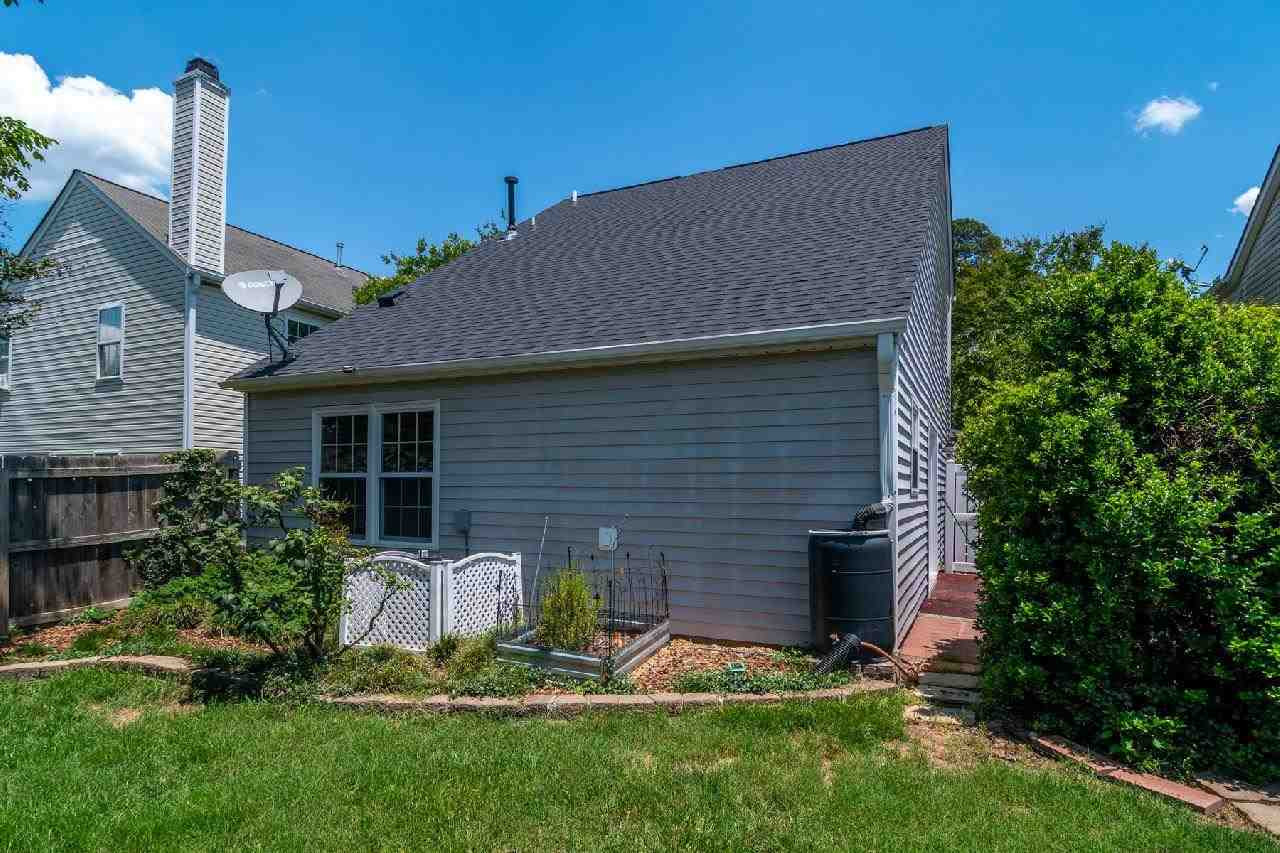 9117 Shallcross Way Raleigh, NC 27617 - Photo 13 of 17 Private backyard includes small storage shed and gazebo Backyard