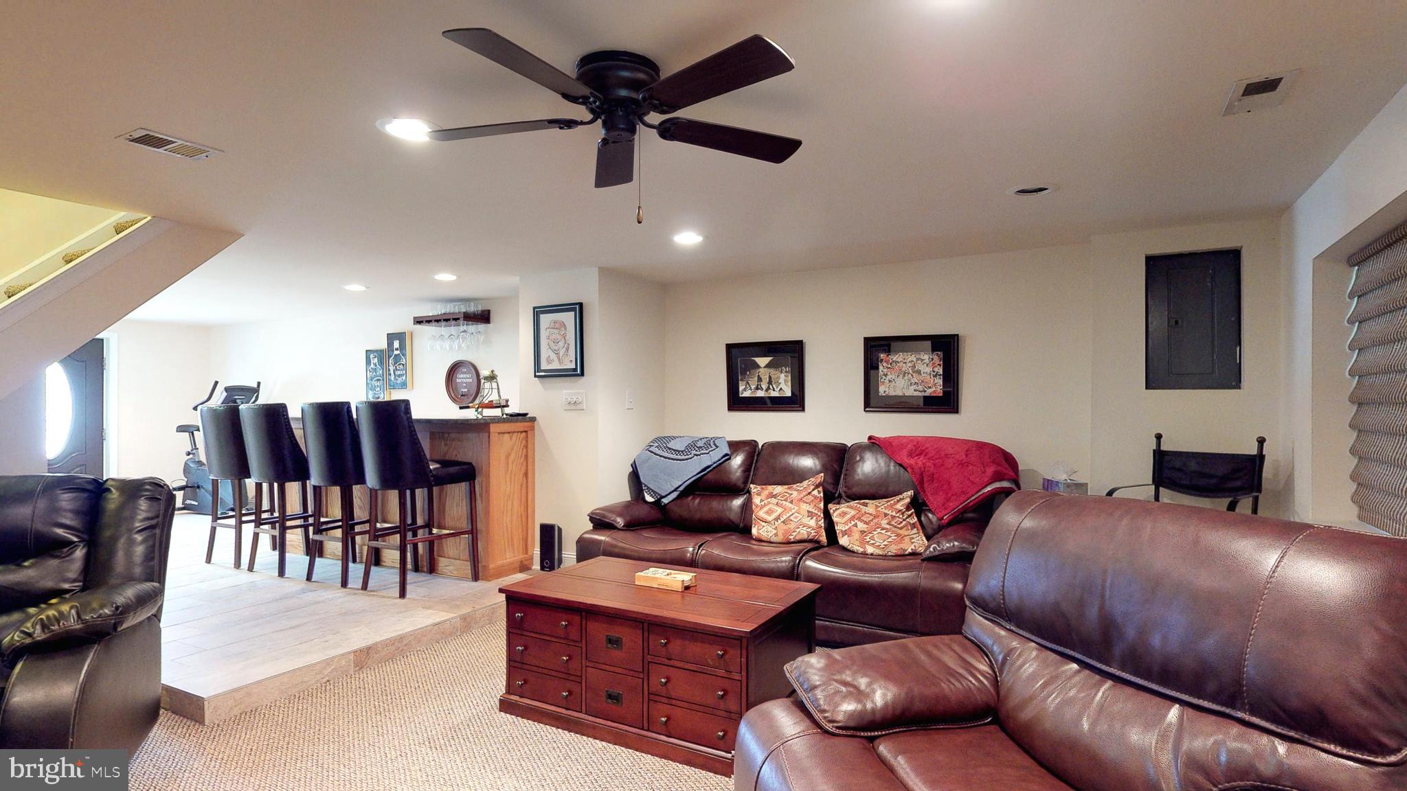 12626 Chilton Road Philadelphia, PA 19154 - Photo 24 of 60 Lower Level - Fully Finished Basement w/ Bar