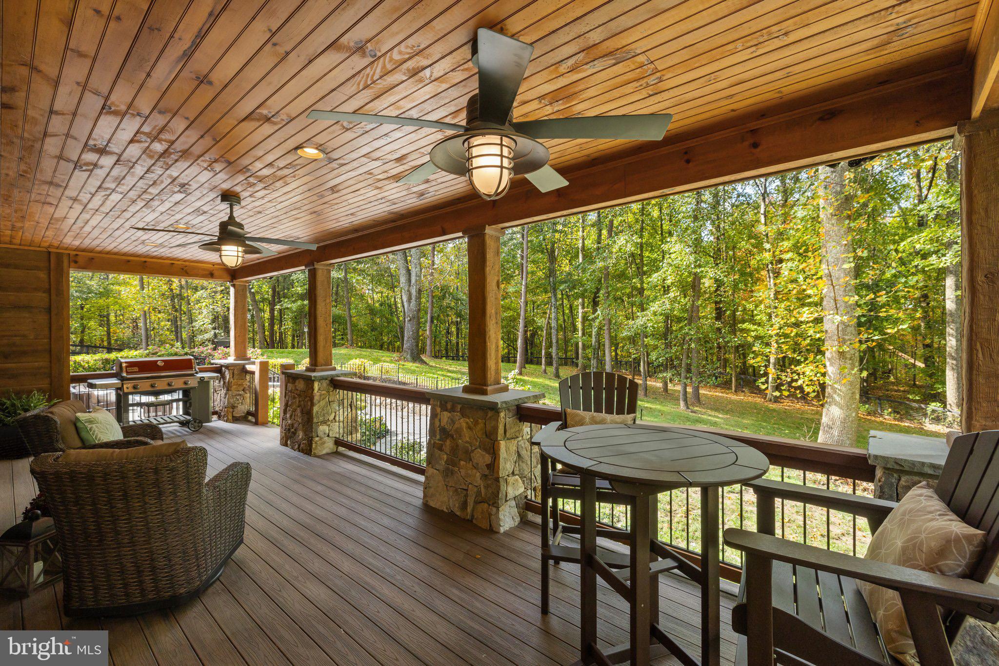 6416 Weadon Ridge Lane Marshall, VA 20115 - Photo 12 of 92 Back Porch Opens to Fenced Portion of Backyard