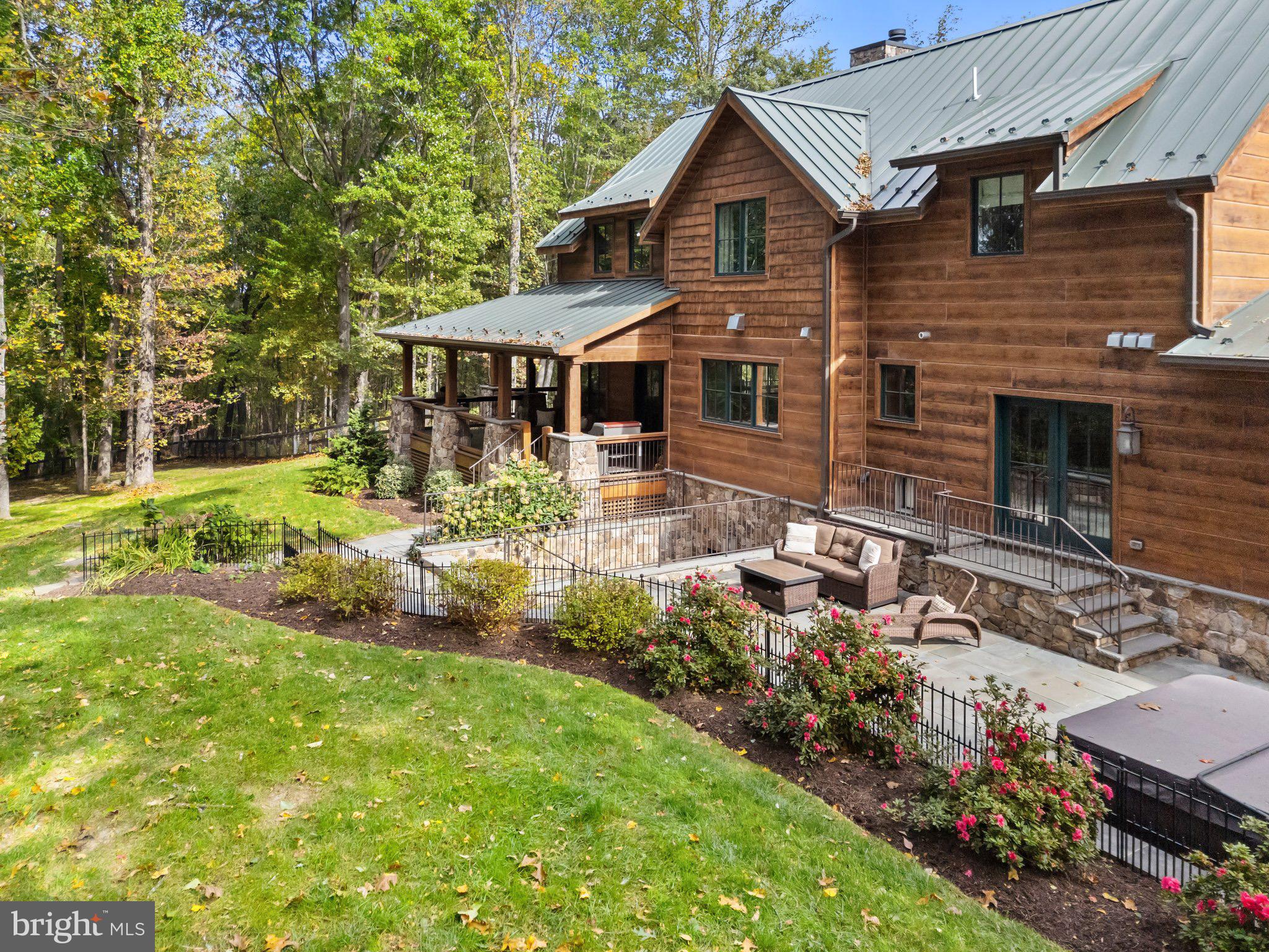 6416 Weadon Ridge Lane Marshall, VA 20115 - Photo 14 of 92 Aerial View of Phenomenal Backyard Retreat