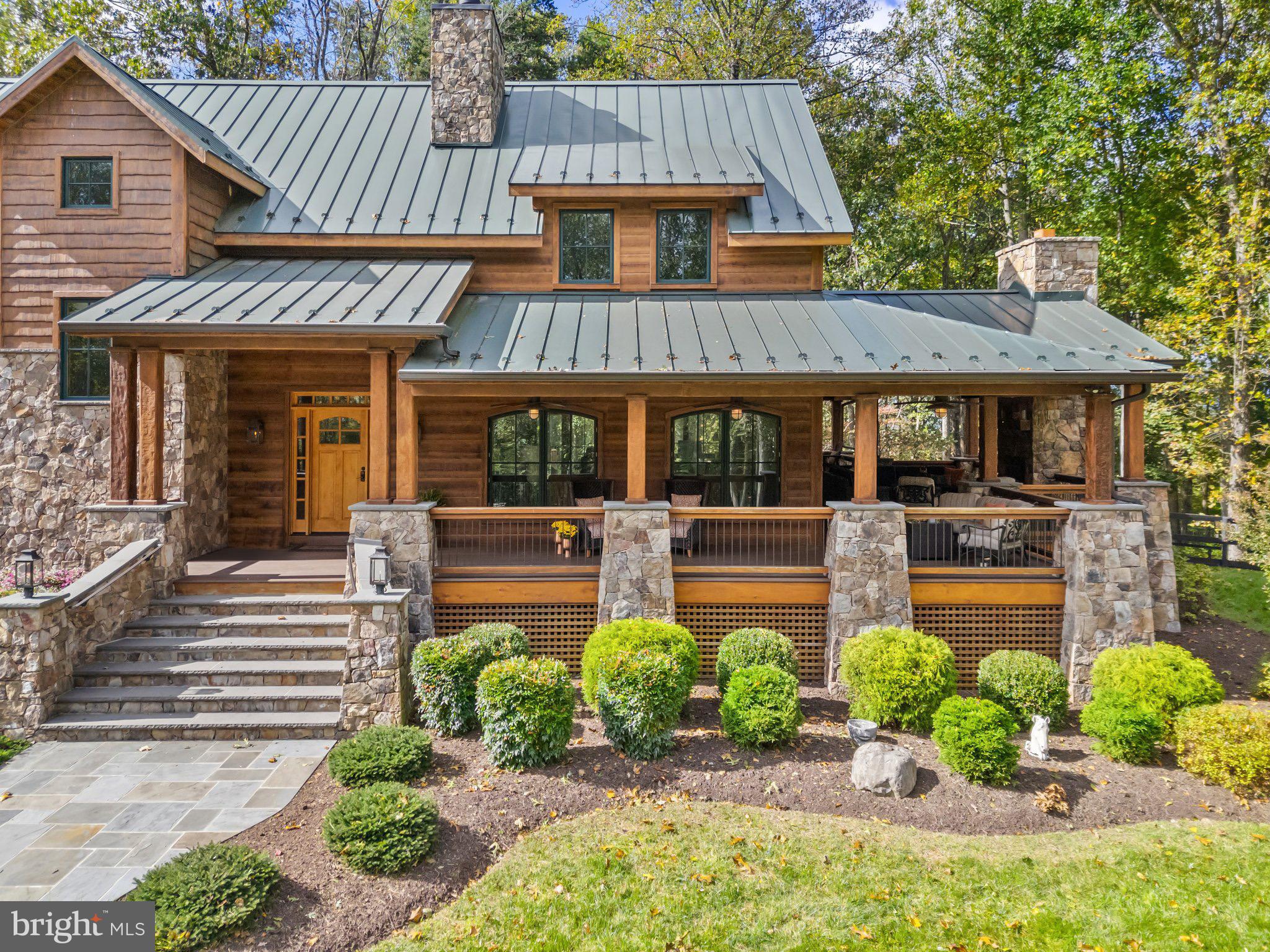 6416 Weadon Ridge Lane Marshall, VA 20115 - Photo 17 of 92 Cascading Stone Stairs Leads to Inviting Entry