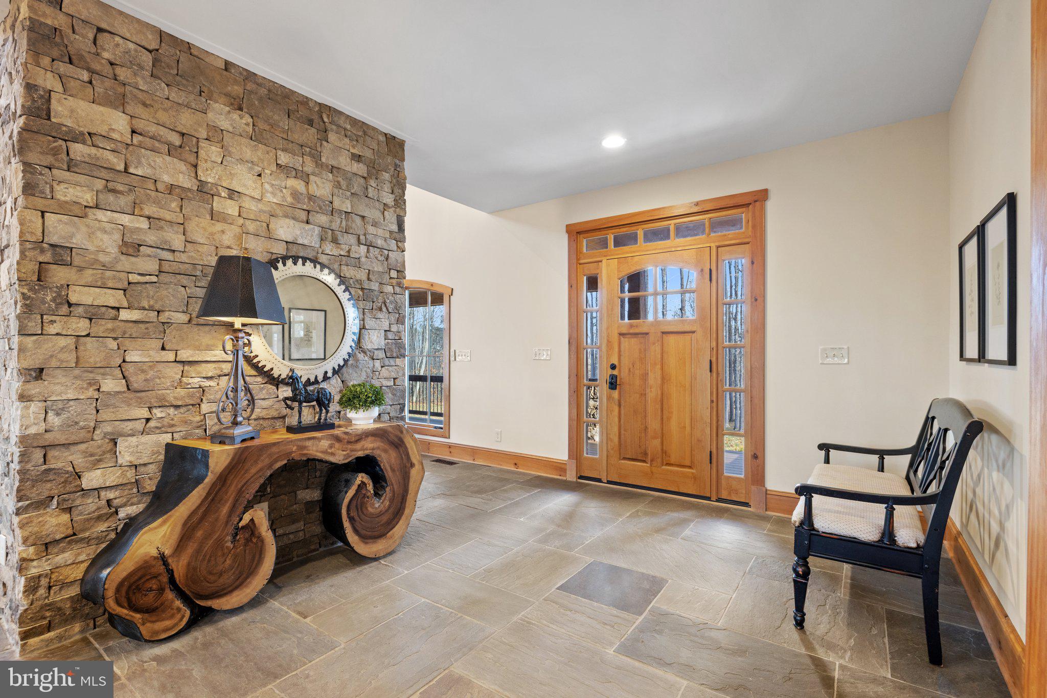 6416 Weadon Ridge Lane Marshall, VA 20115 - Photo 18 of 92 Inviting Foyer with Heated Stone Floors