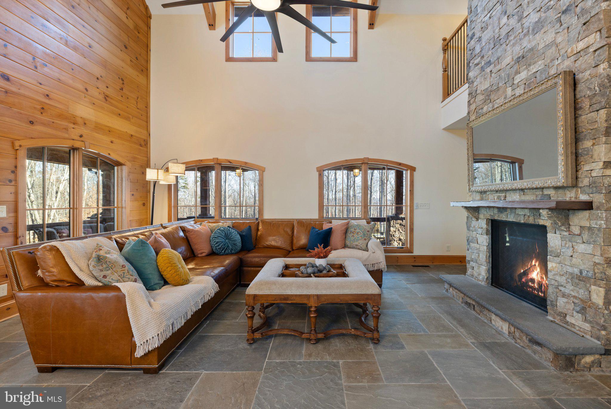 6416 Weadon Ridge Lane Marshall, VA 20115 - Photo 28 of 92 Great Room with Majestic Gas Fireplace
