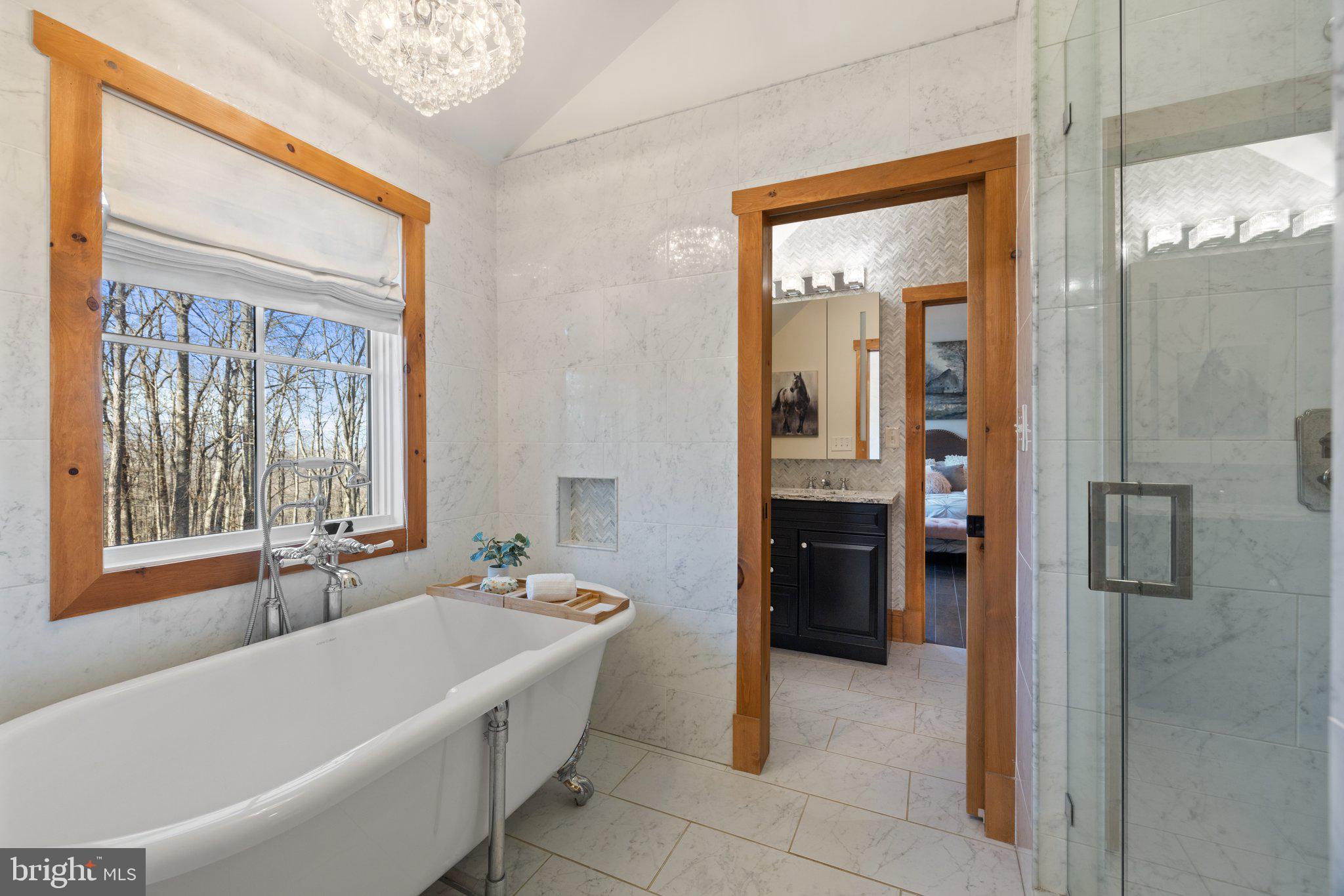 6416 Weadon Ridge Lane Marshall, VA 20115 - Photo 61 of 92 Shared Tub & Shower Open to Bedroom 2 Half Bath