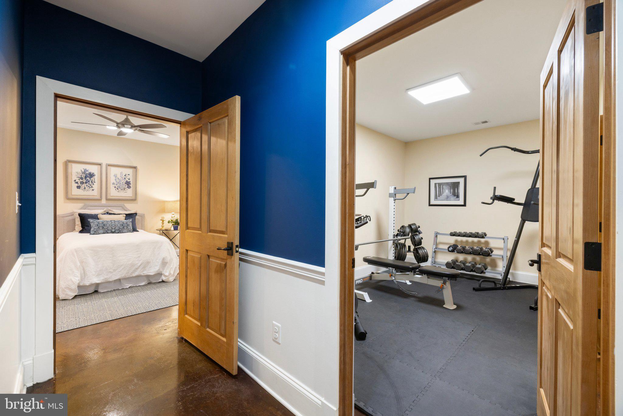 6416 Weadon Ridge Lane Marshall, VA 20115 - Photo 74 of 92 LL Hall Opens to Exercise Room & Utility Room