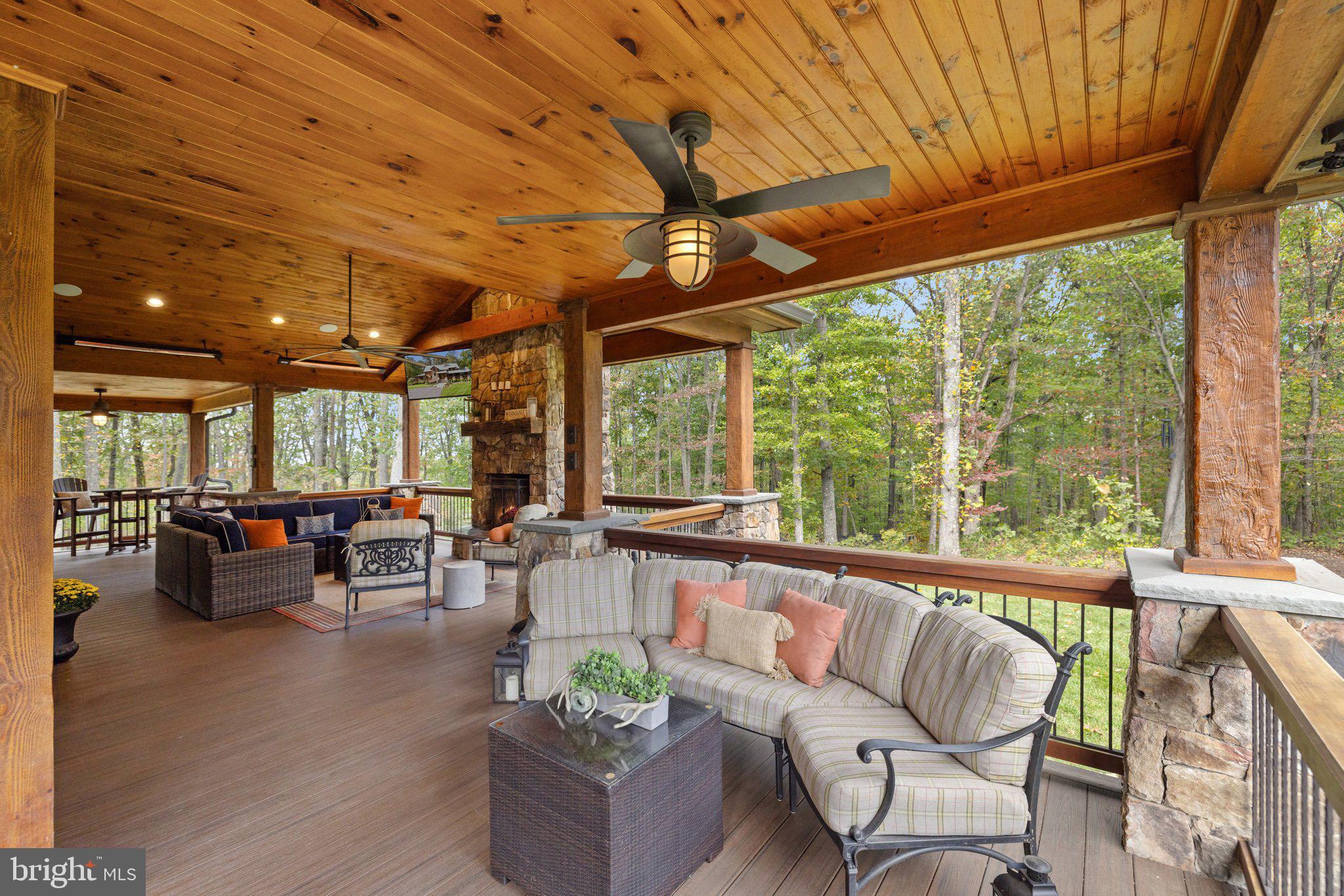 6416 Weadon Ridge Lane Marshall, VA 20115 - Photo 8 of 92 Expansive Wrapround Porch with Trex-Type Decking