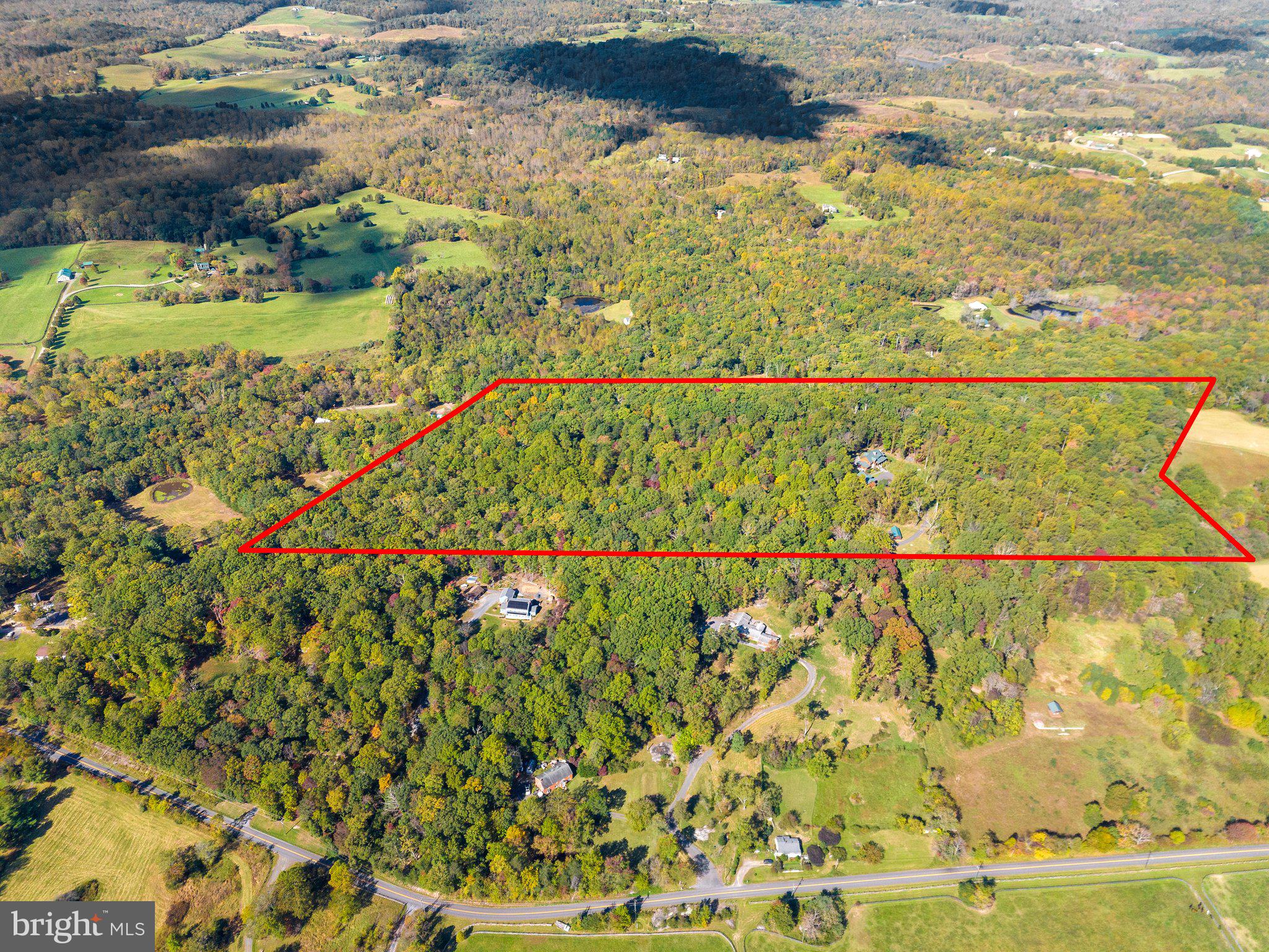 6416 Weadon Ridge Lane Marshall, VA 20115 - Photo 86 of 92 Aerial View of 33-Acre Parcel