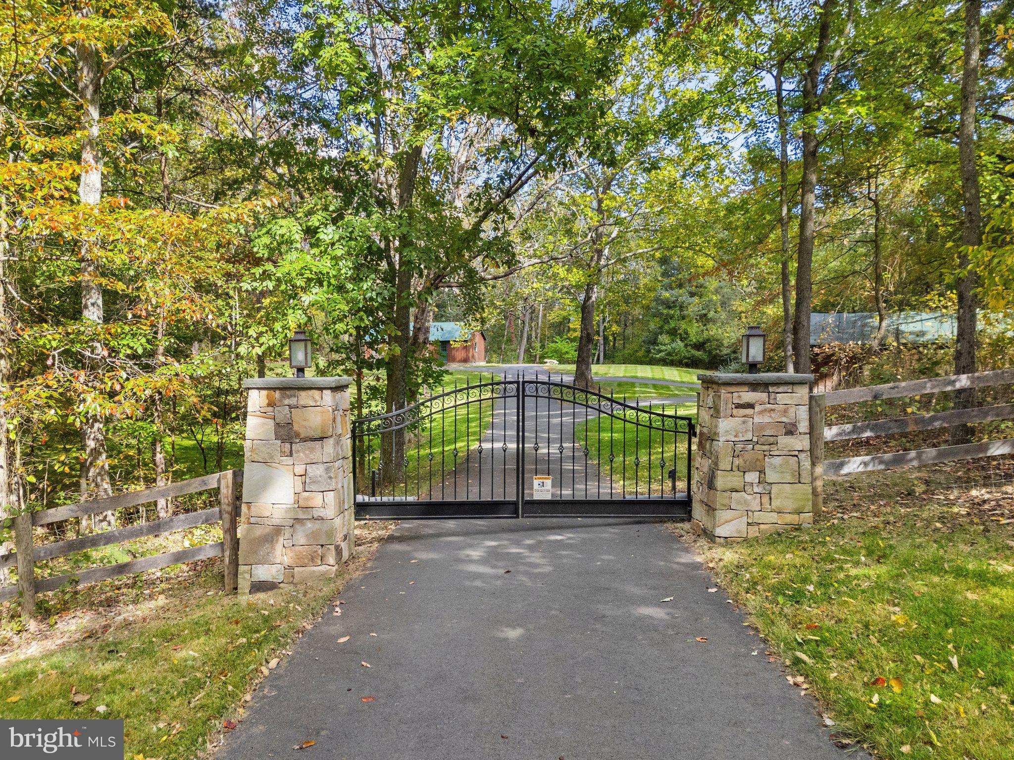 6416 Weadon Ridge Lane Marshall, VA 20115 - Photo 87 of 92 Gated Entrance Leads to Main House