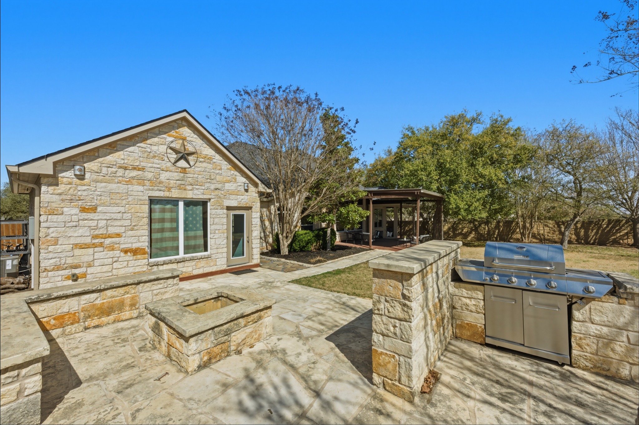 1023 Grassy Field Road Austin, TX 78737 - Photo 37 of 39 Outdoor grill and fire pit