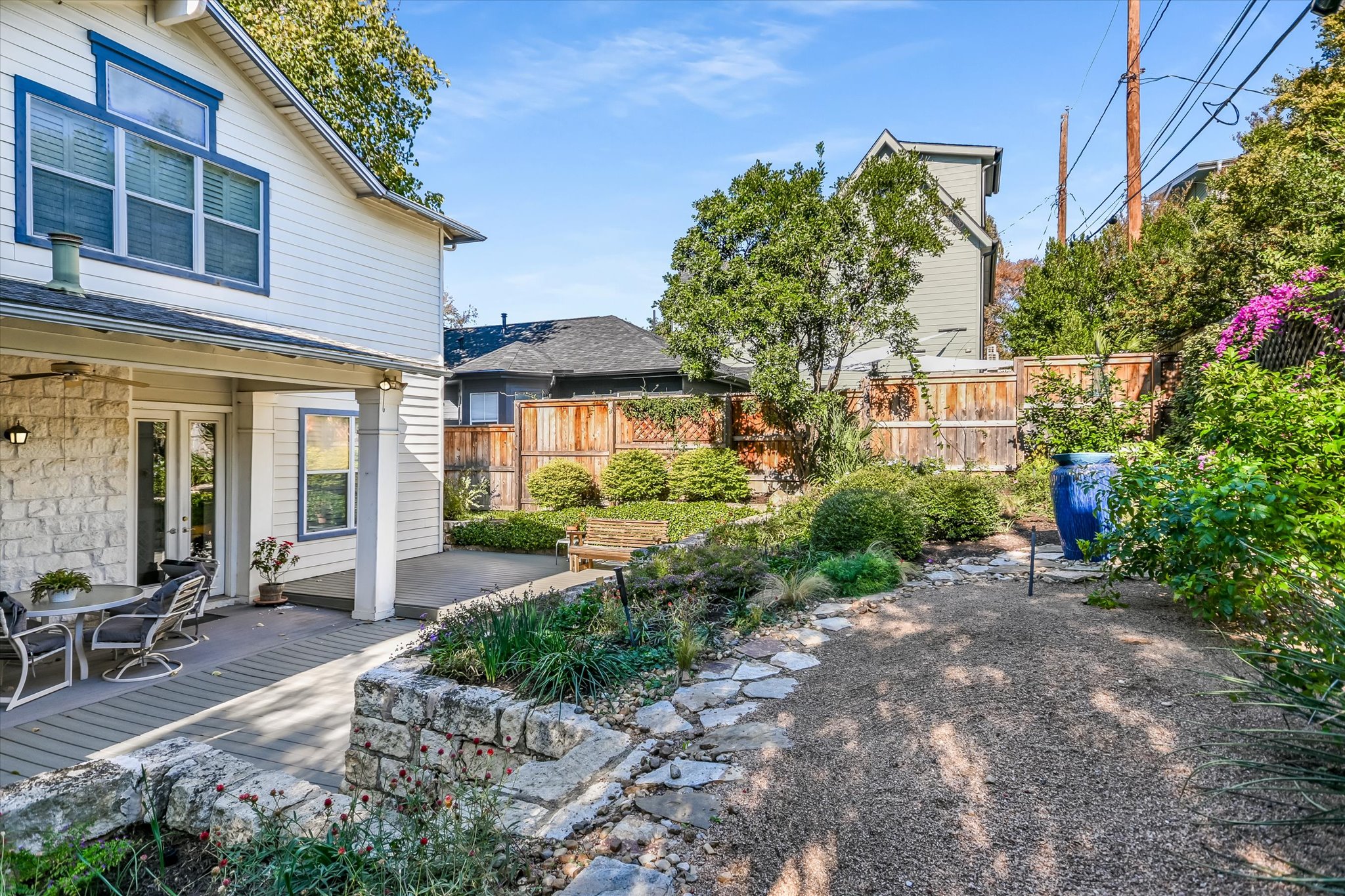 703 Pressler Street Austin, TX 78703 - Photo 24 of 24 a view of a house with yard and sitting area