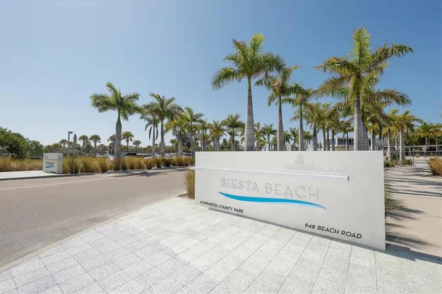 a view of outdoor space with palm trees