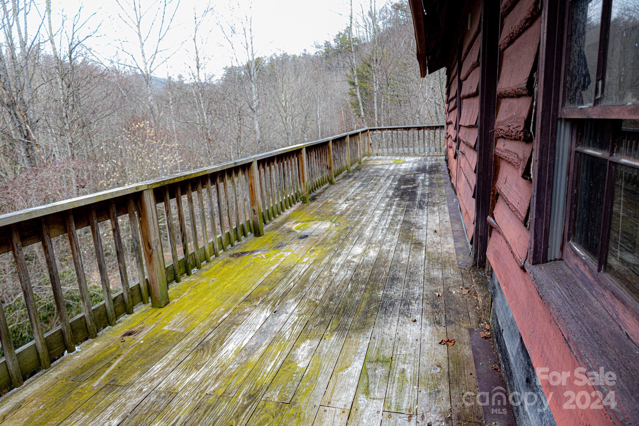30 Panther Branch Road Canton, NC 28716 - Photo 12 of 13 a view of balcony with wooden floor
