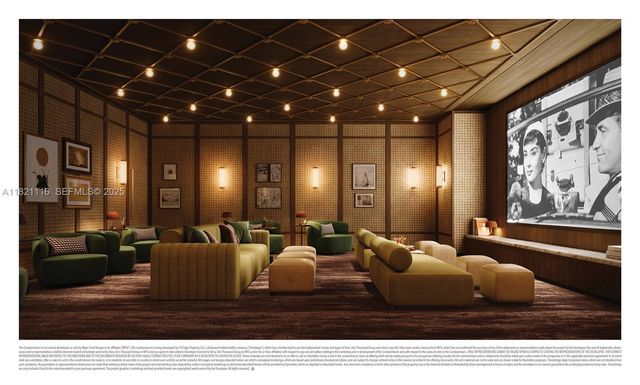 a living room filled with furniture