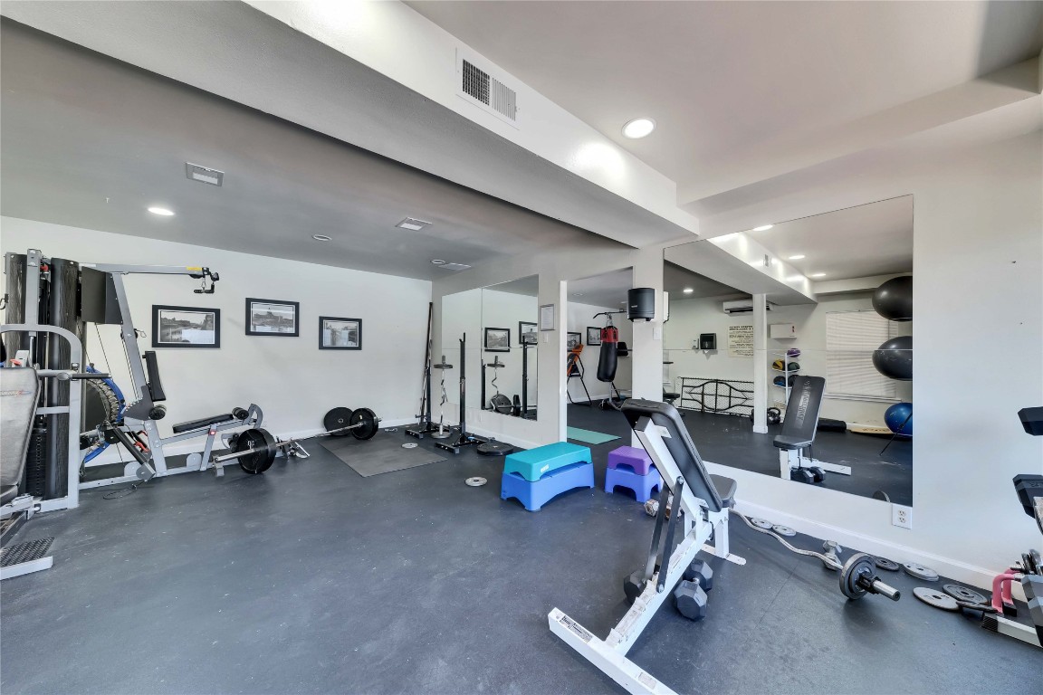 2020 South Congress Avenue, Unit 1224 Austin, TX 78704 - Photo 20 of 26 a view of a room with gym equipment
