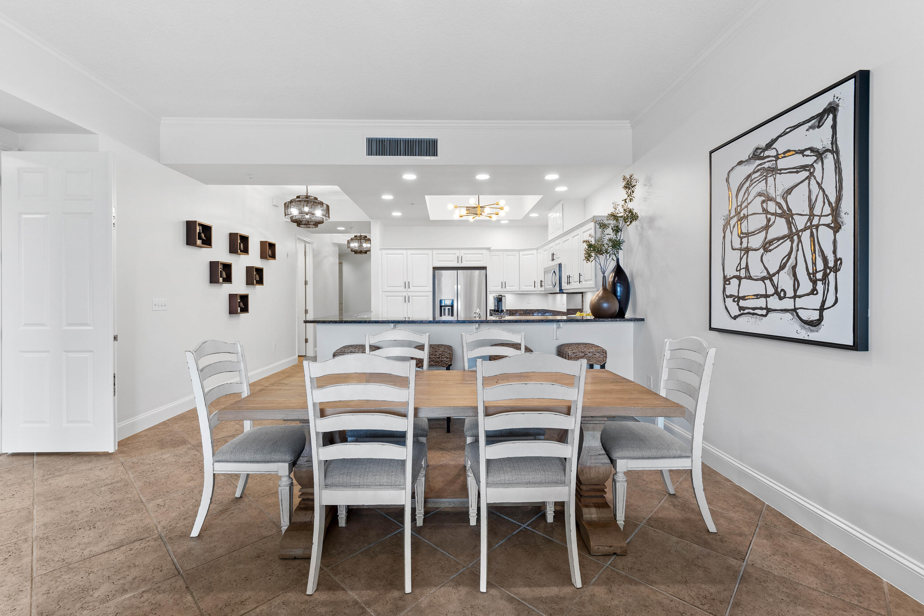 9961 East County Highway 30A, Unit 205 Inlet Beach, FL 32461 - Photo 11 of 45 a dining room with furniture and window