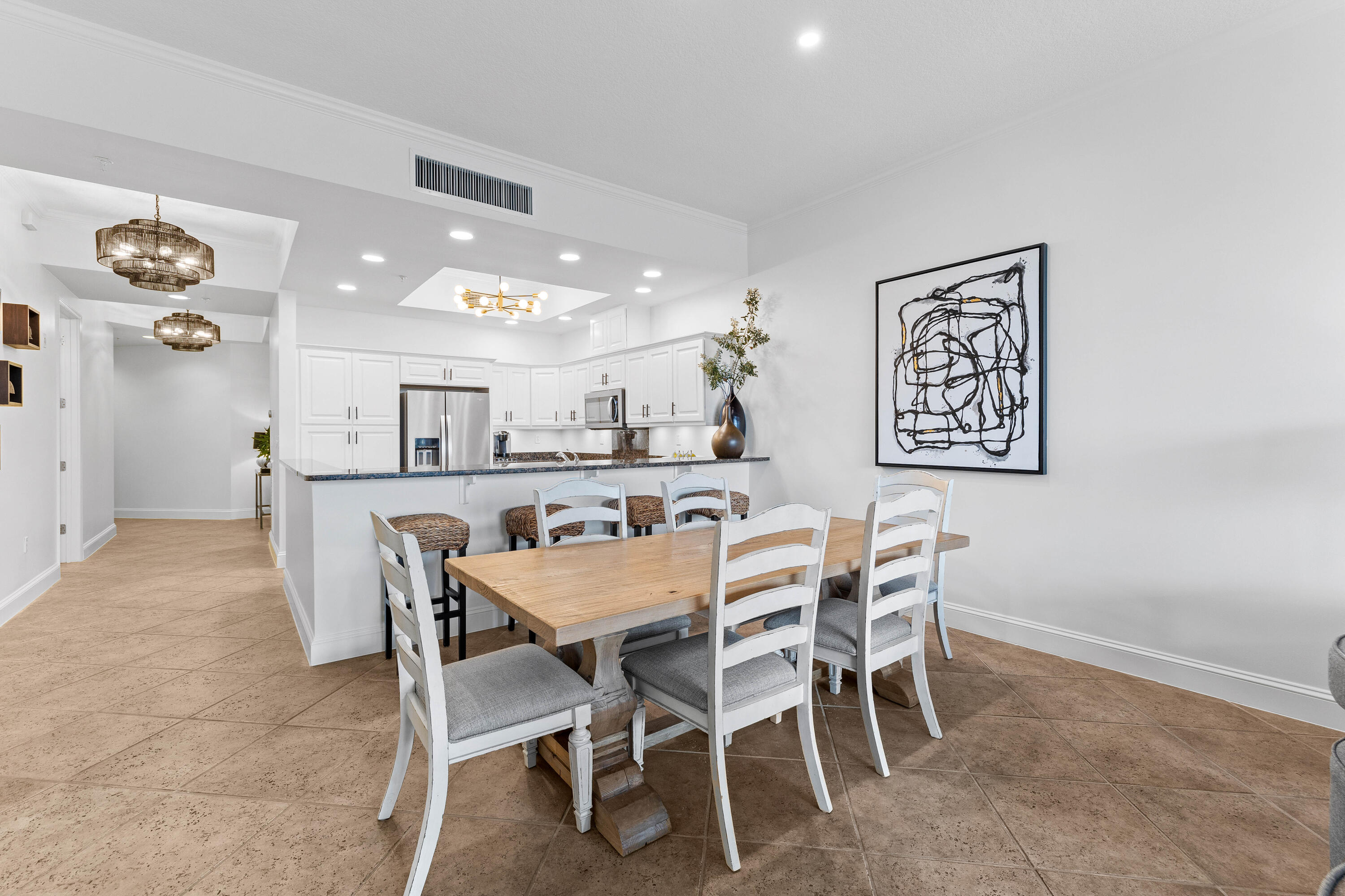 9961 East County Highway 30A, Unit 205 Inlet Beach, FL 32461 - Photo 12 of 45 a dining room with furniture and window