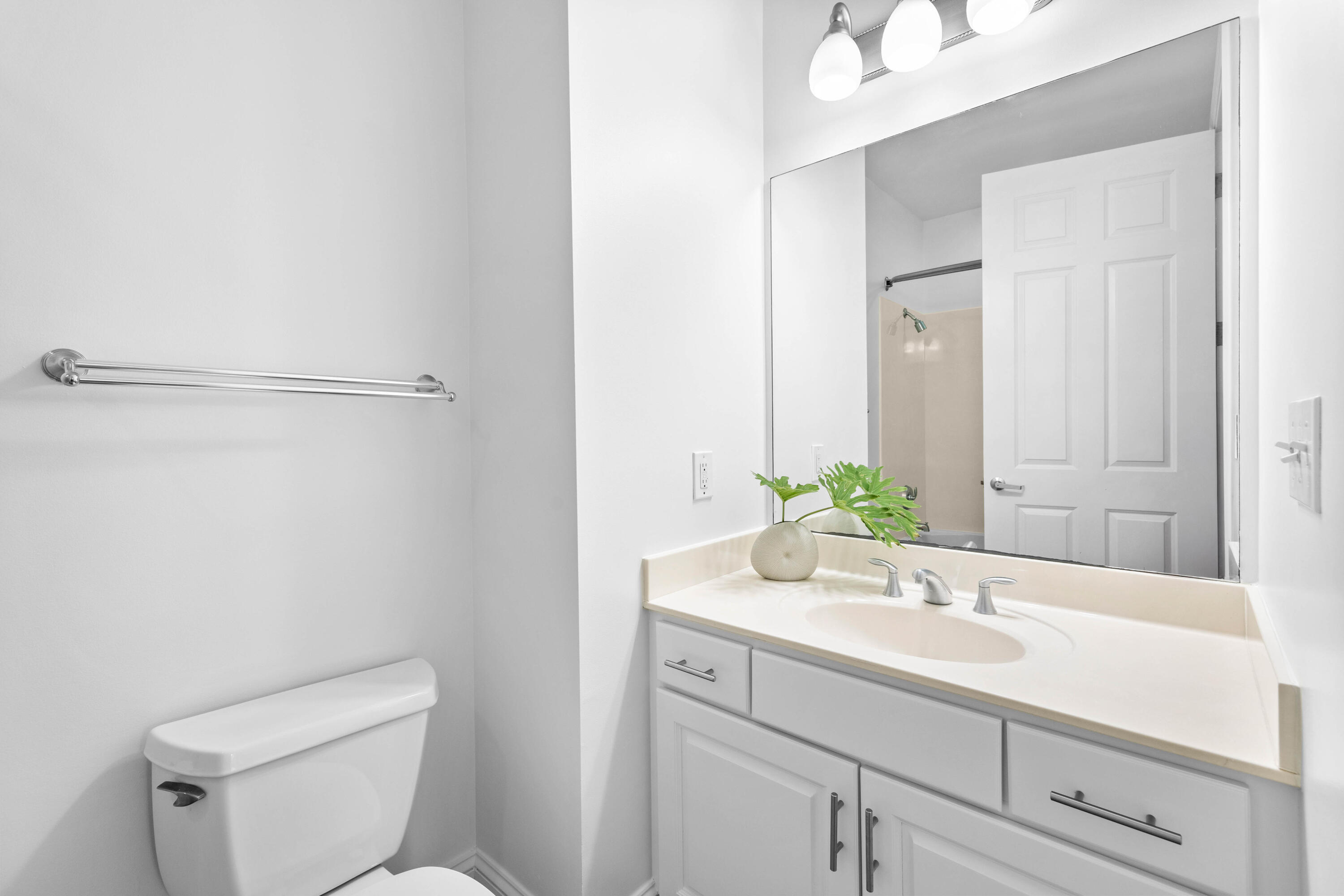 9961 East County Highway 30A, Unit 205 Inlet Beach, FL 32461 - Photo 27 of 45 a bathroom with a sink a toilet and shower