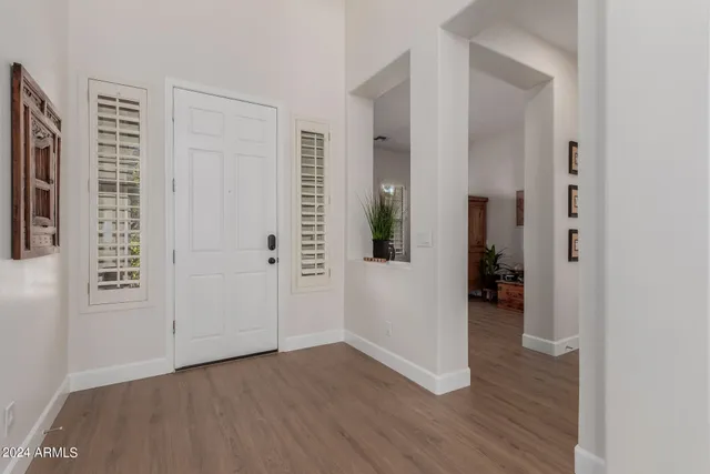 wooden floor in an empty room