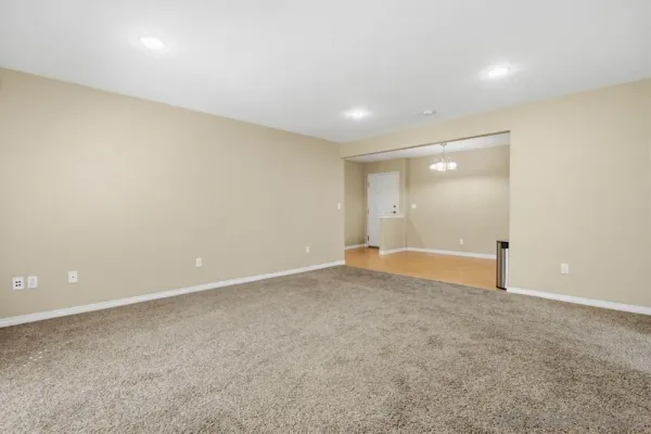 a view of an empty room