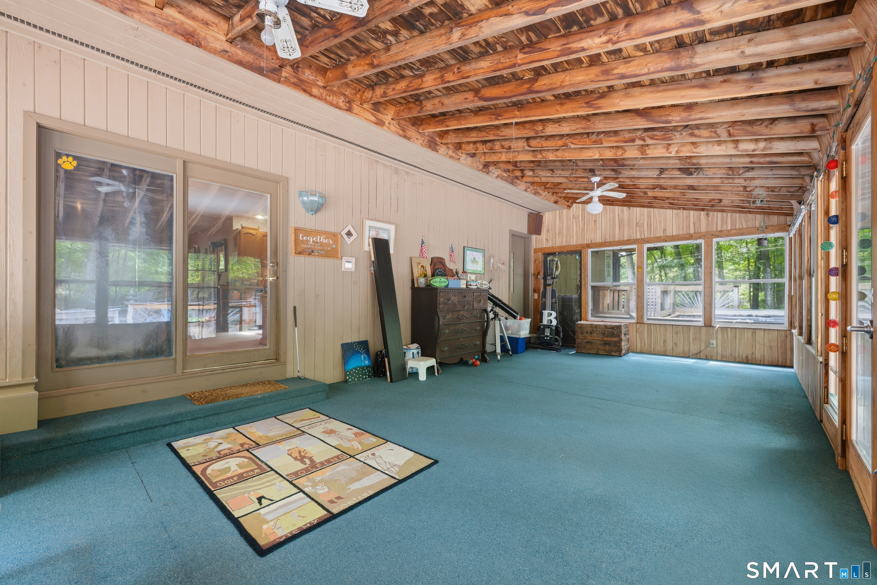 345 Rimmon Road Woodbridge, CT 06525 - Photo 33 of 40 Second floor sunroom