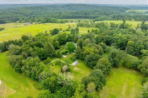 a view of an outdoor space and a yard