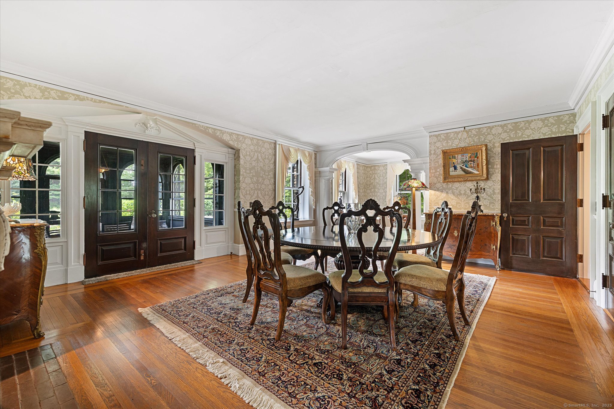 357 Wrights Crossing Road Pomfret, CT 06259 - Photo 18 of 40 a view of a dining room with furniture