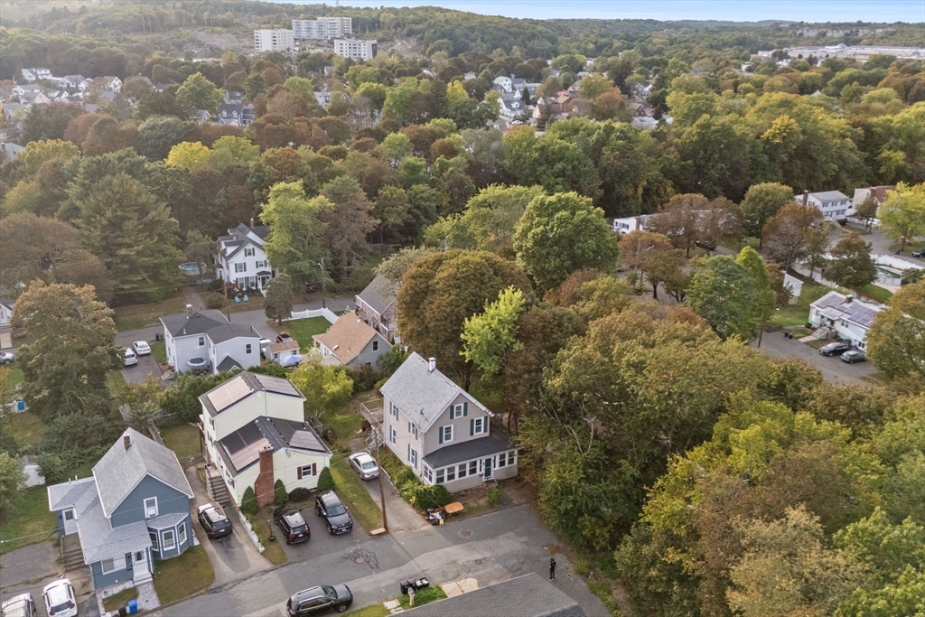 16 2nd Street Saugus, MA 01906 - Photo 34 of 37 an aerial view of residential house with outdoor space and trees
