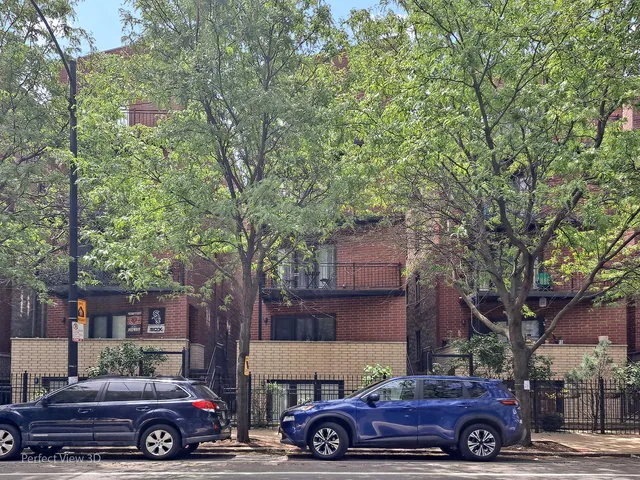 a car parked in front of a house