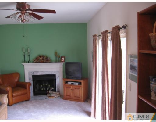 77 Princess Drive North Brunswick, NJ 08902 - Photo 2 of 7 a living room with furniture and a fireplace