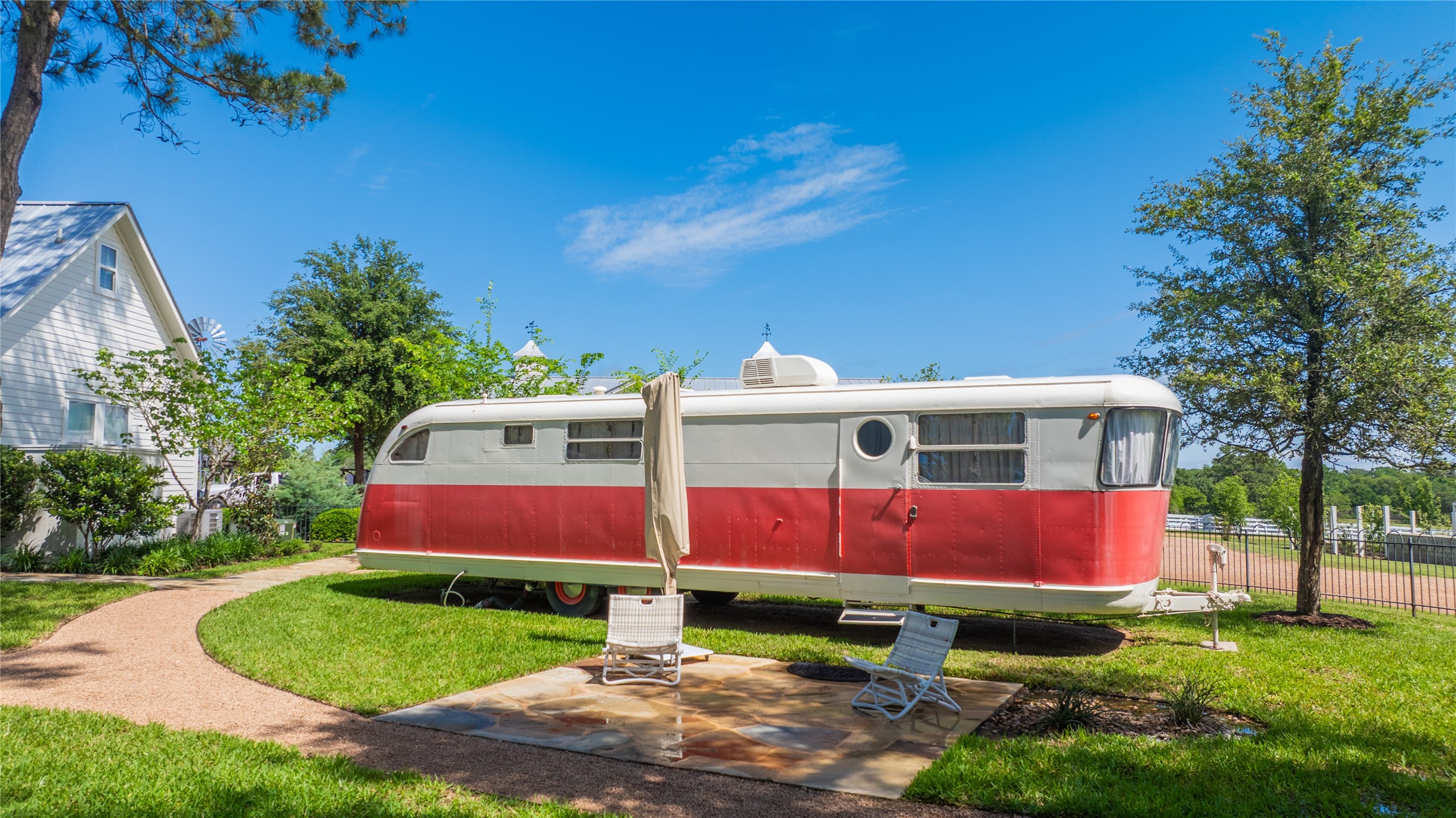 2228 Center Hill Road Bellville, TX 77418 - Photo 34 of 50 Guest camper features 1 bedroom and bathroom with kitchenette and breakfast nook.