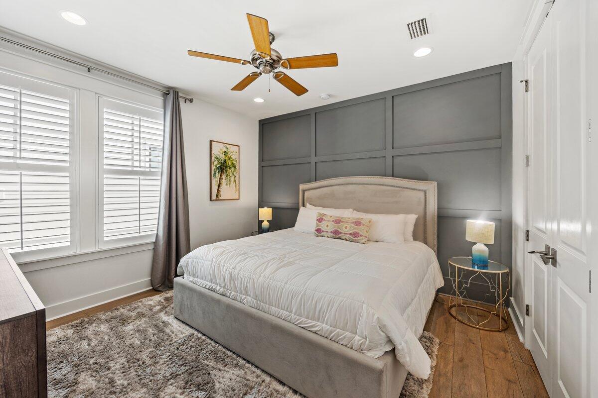 46 Lake Street Miramar Beach, FL 32550 - Photo 41 of 56 a bedroom with a large bed and a window