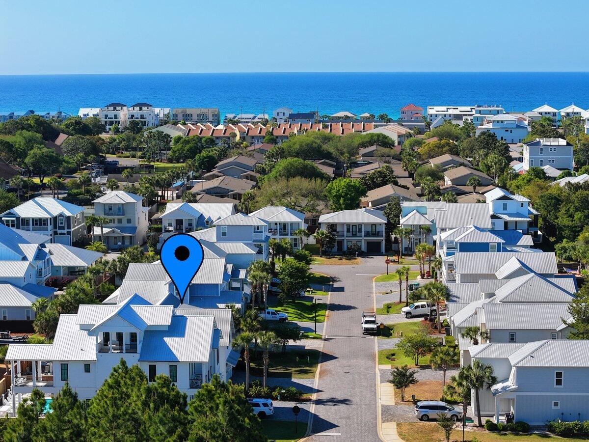 46 Lake Street Miramar Beach, FL 32550 - Photo 54 of 56 an aerial view of residential houses with outdoor space and parking