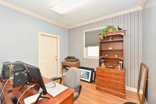 a room with storage and utility