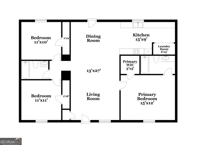 $1,545 | 334 Barr Circle, Rex, GA 30273